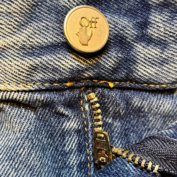 OFF-WHITE C/O VIRGIL ABLOH DENIM MINI SKIRT - Picture 7 of 11